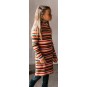 TOPitm - Dress Aneli - RIB Multicolor